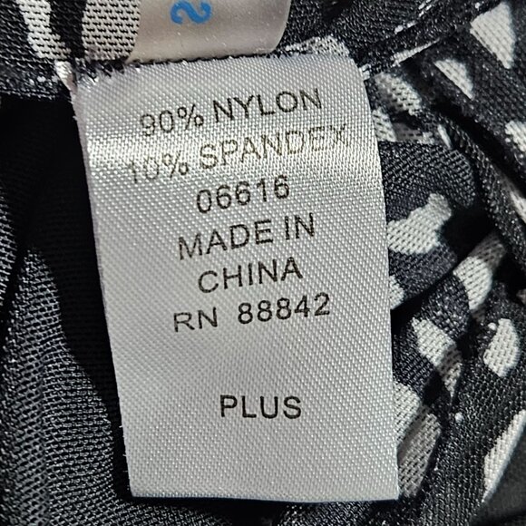 Swimsuits For All Black White Sarong Wrap Skirt Plus Size Beach Swim Pool - Picture 4 of 4